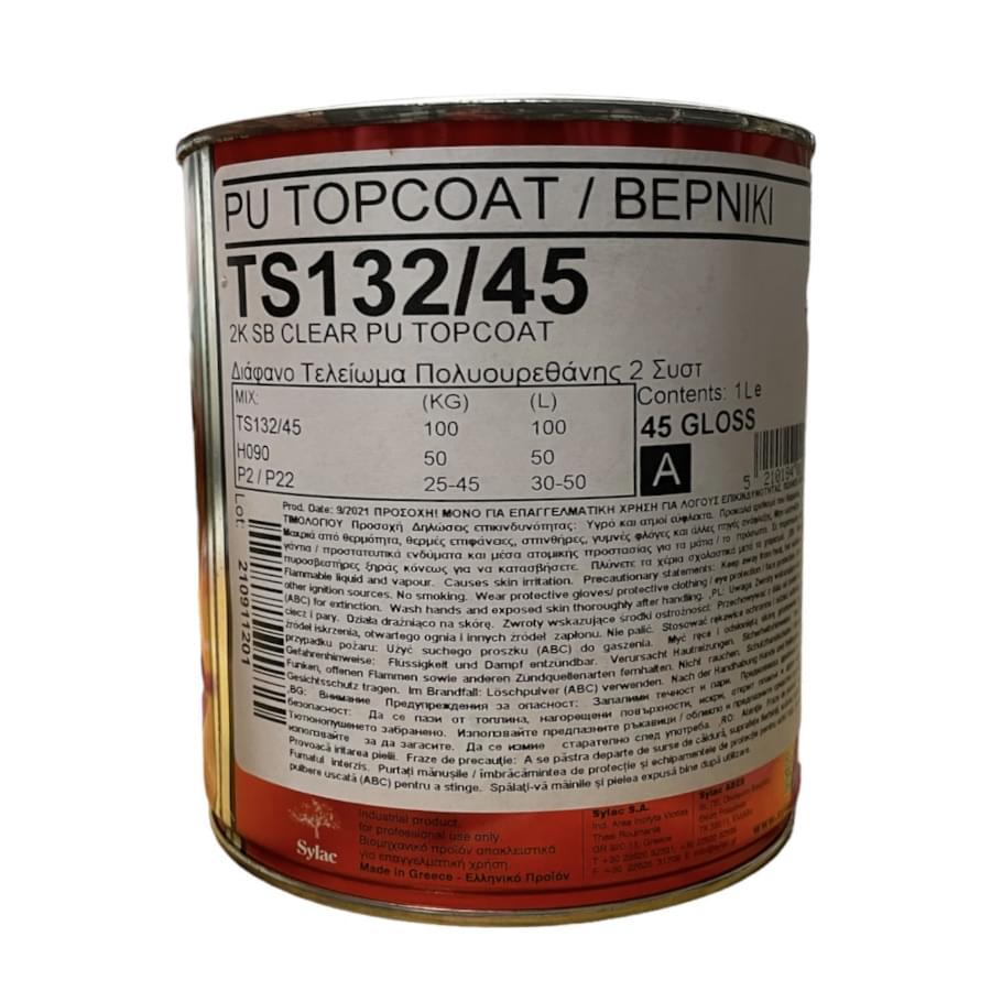 ΣΥΛΑΚ Διάφανο τελείωμα πολυουρεθάνης 2 συστατικών 45% GLOSS (TS132+H090)