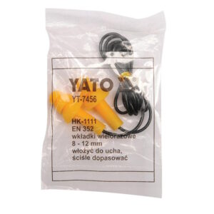 Ωτοσαπίδες με κορδόνι YATO-7456 (5 ζεύγη)