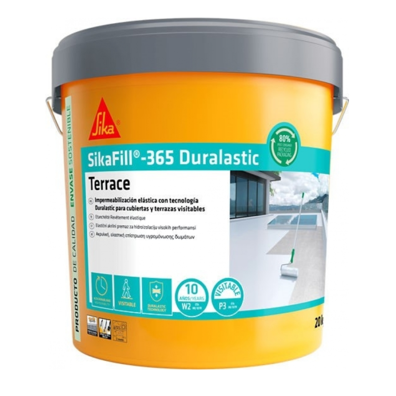 SIKAFILL 365 TERRACE DURALASTIC WHITE 20 KG