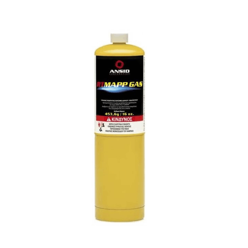 Φιάλη υγραερίου προπανίου MAPP GAS RT MAP PRO ANSID 400 gr