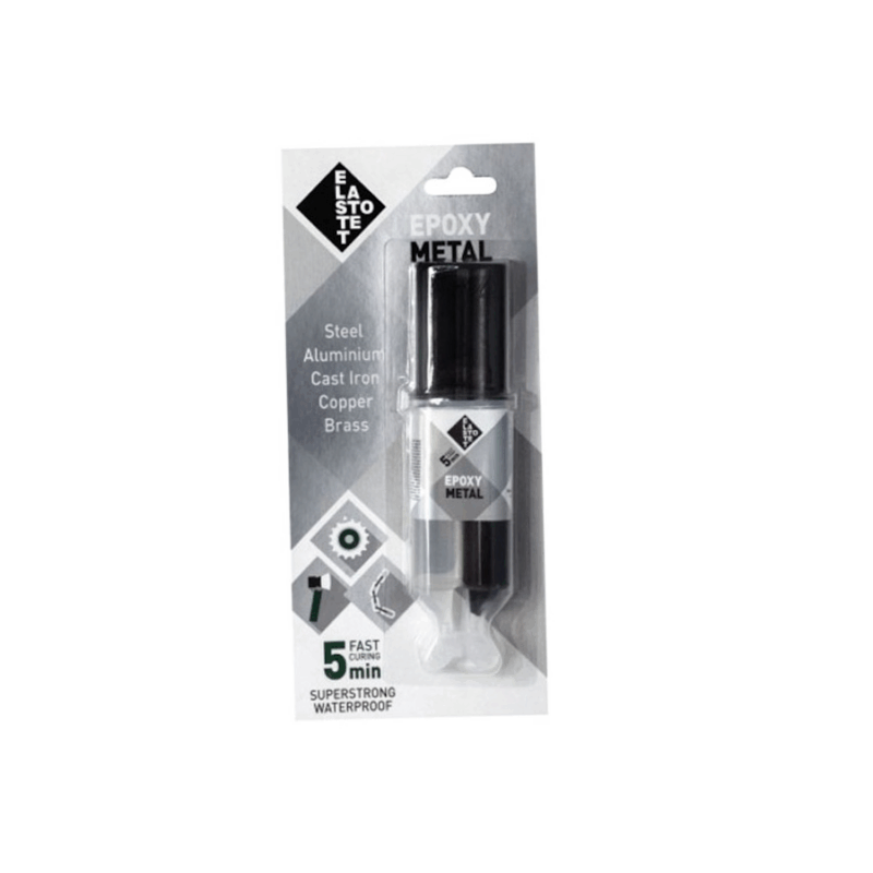 ELASTOTET EPOXY METAL 5' Εποξική κόλλα πλαστικών 2 συστατικών 28ml