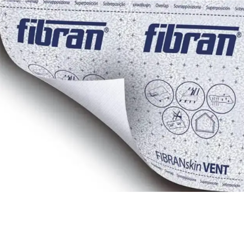 FIBRANskin VENT Μεμβράνη κεραμοσκεπής διαπνέουσα 1,50X50m ( 75m2/ΡΟΛΟ)